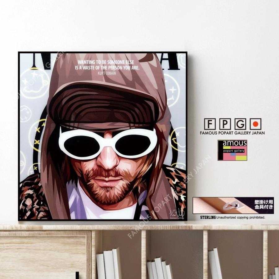 ポップアートパネル インテリア アート ポスター 絵 Kurt Cobain Ver 8 カートコバーン キータタット シティケット Mサイズ 予約 Ympapm 223 Famous Popart Gallery Japan 通販 Yahoo ショッピング