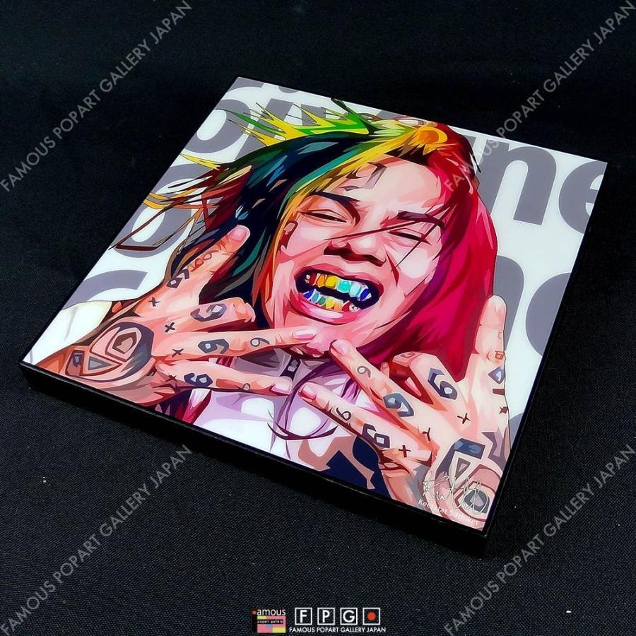 ポップアートパネル インテリア アート ポスター 絵 6ix9ine ポップアートパネル インテリア アート ポスター 絵 6ix9ine