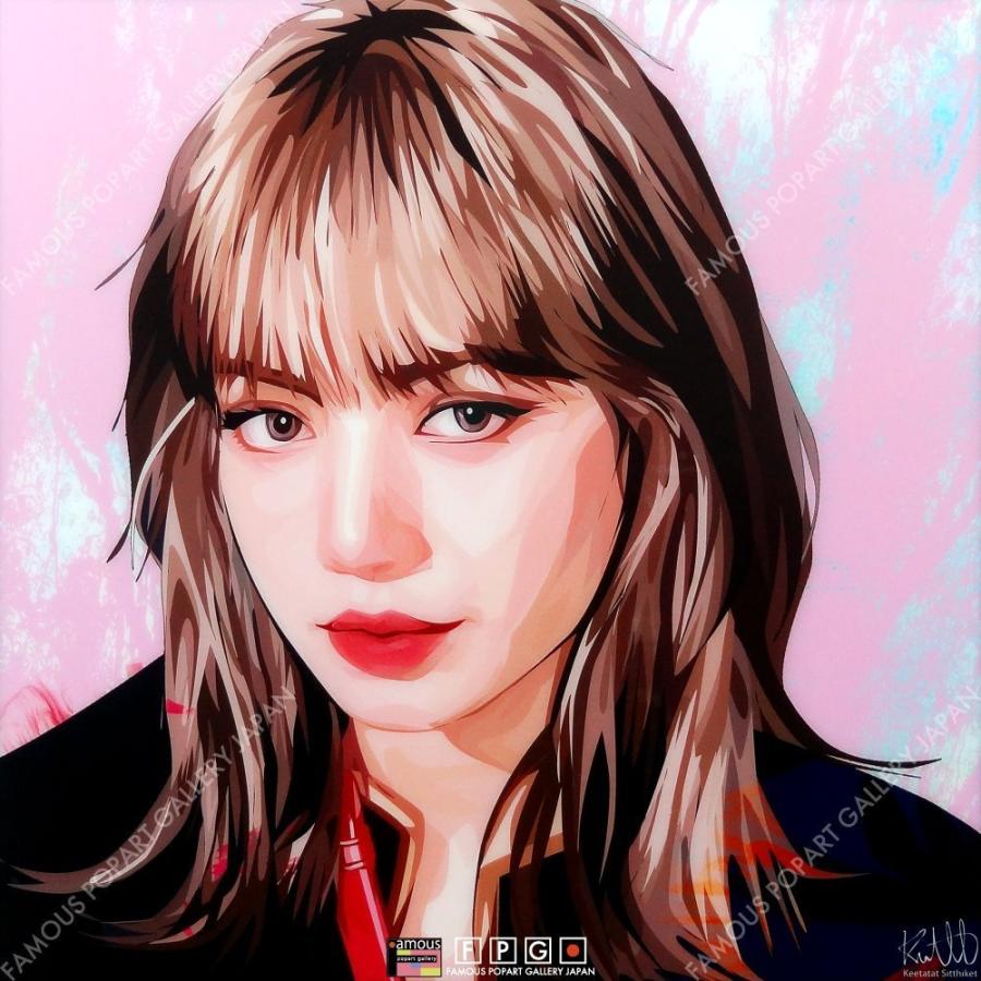 ポップアートパネル インテリア アート ポスター 絵 LISA Ver.3