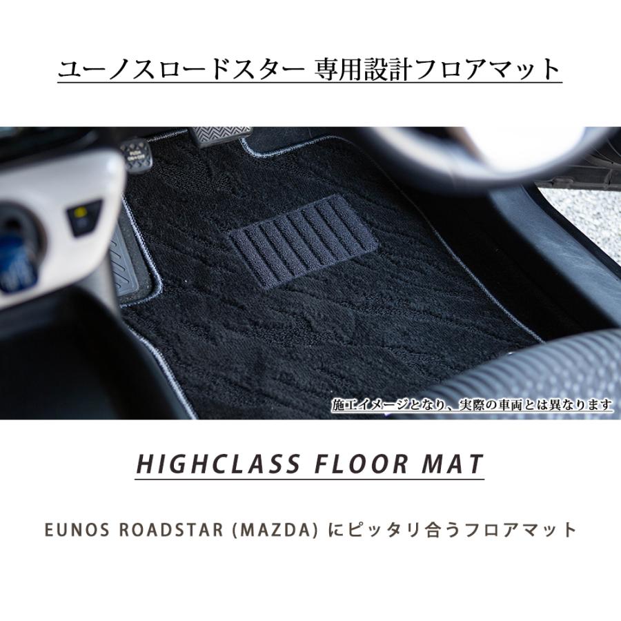 ユーノスロードスター 専用設計 フロアマット 日本製 国産 NA6C NA8C