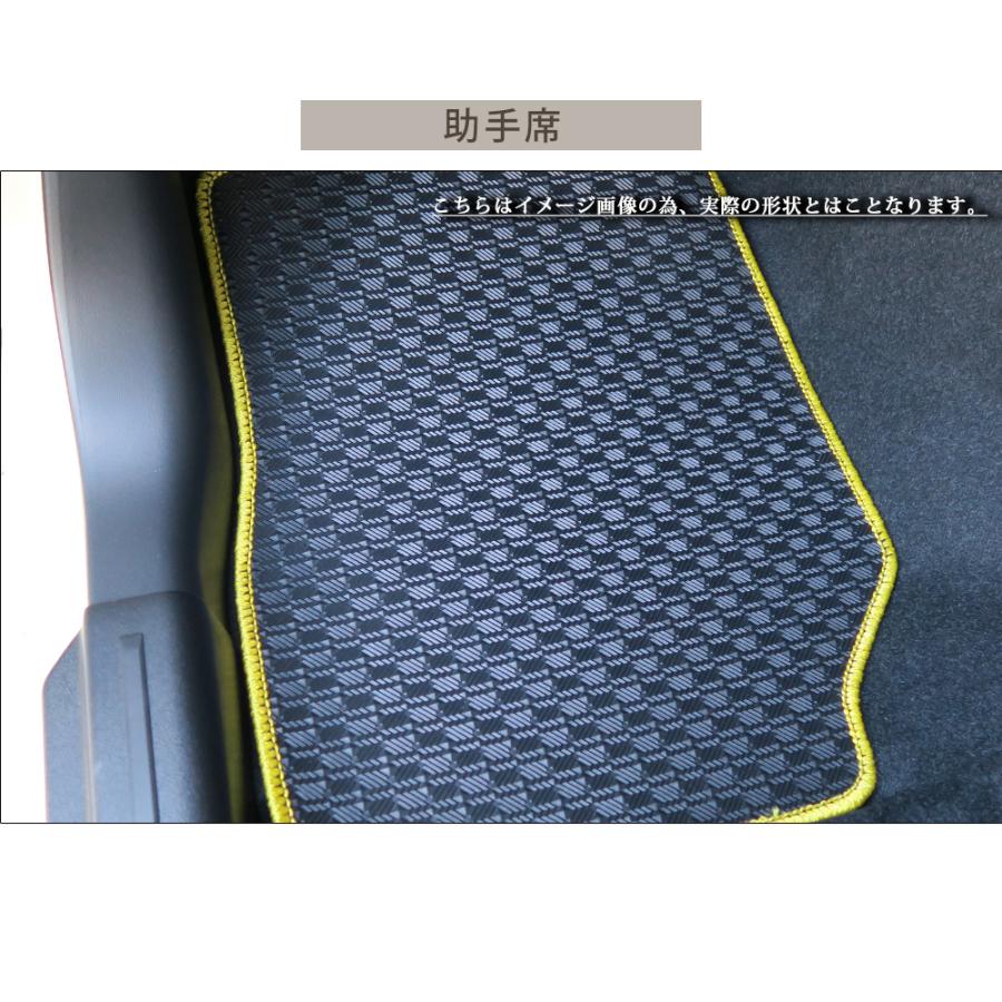 ミゼット2 フロアマット 専用設計 日本製 国産 K100 ゴムマット ラバー