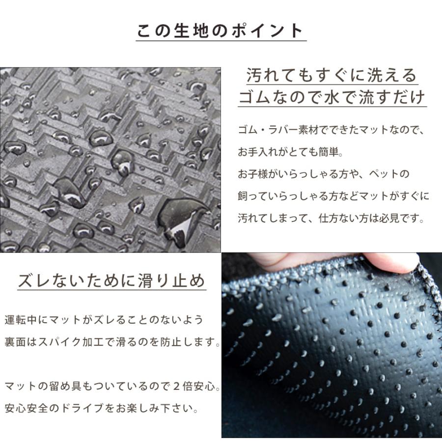ミライース フロアマット ラバー素材  日本製 LA300 LA310 LA350 LA360 専用設計 ミライース フロアマット 専用設計 日本製 国産 LA300 LA310 LA350