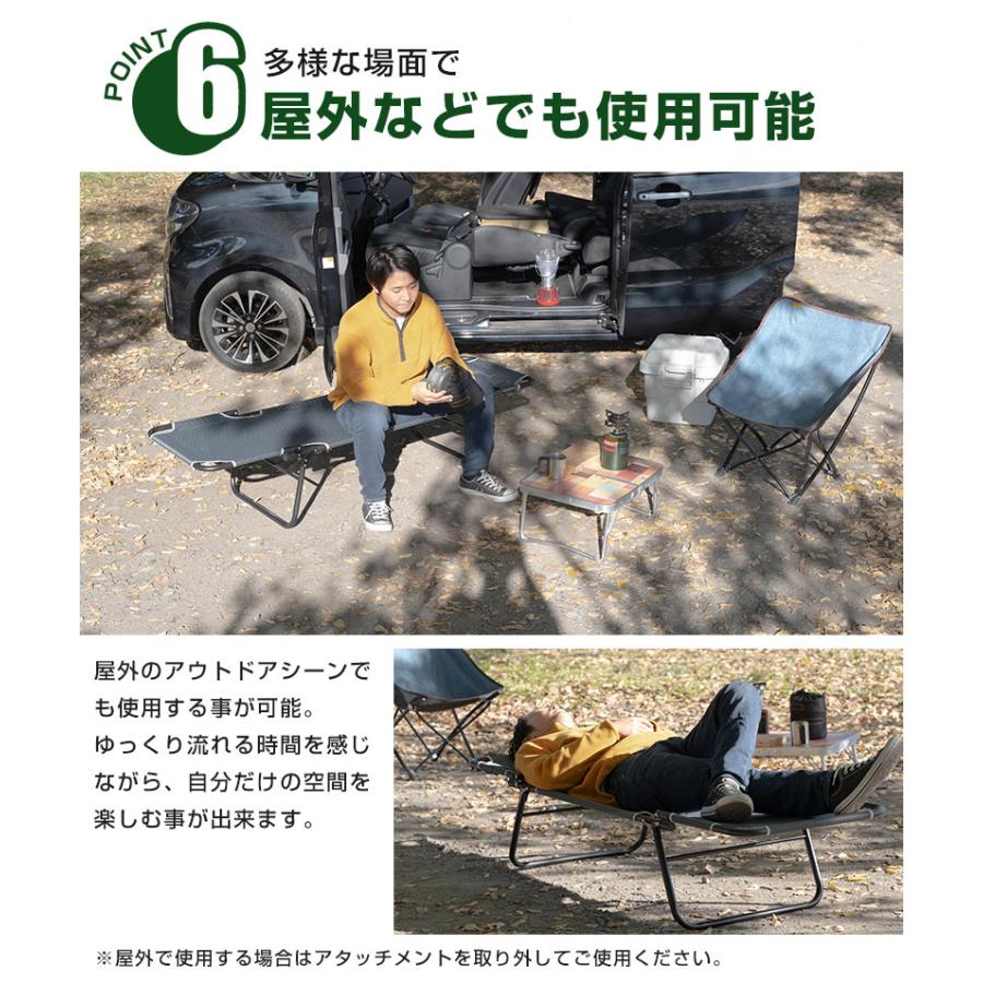 カーベッド car bed 車用ベッド 折り畳み式 組み立て不要 スチール製