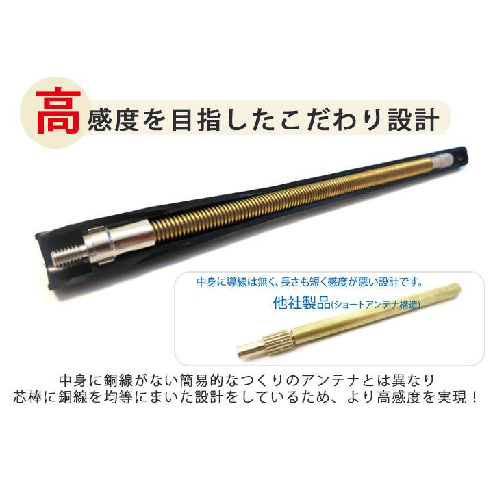 【送料無料】AMコンパクト・軽量！ヘリカルショートアンテナ25～30MHz（黒） 初心者でも簡単交換！】 送料無料 車用 短いアンテナ ショート