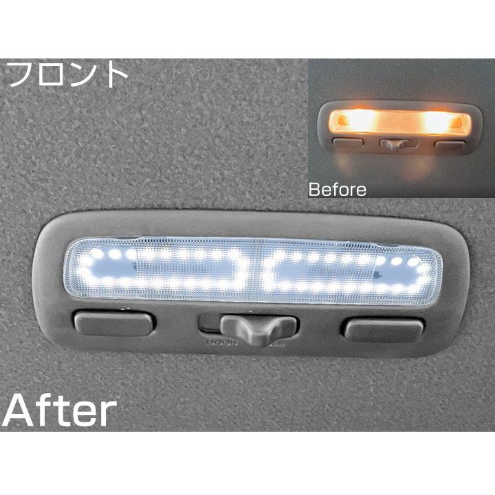 ハイエース バン 200系 7型 専用設計 縁取りLEDルームランプ LED 室内灯 車内灯 内装 電装 イカリング 白光 ホワイトLED｜fpj-mat｜07