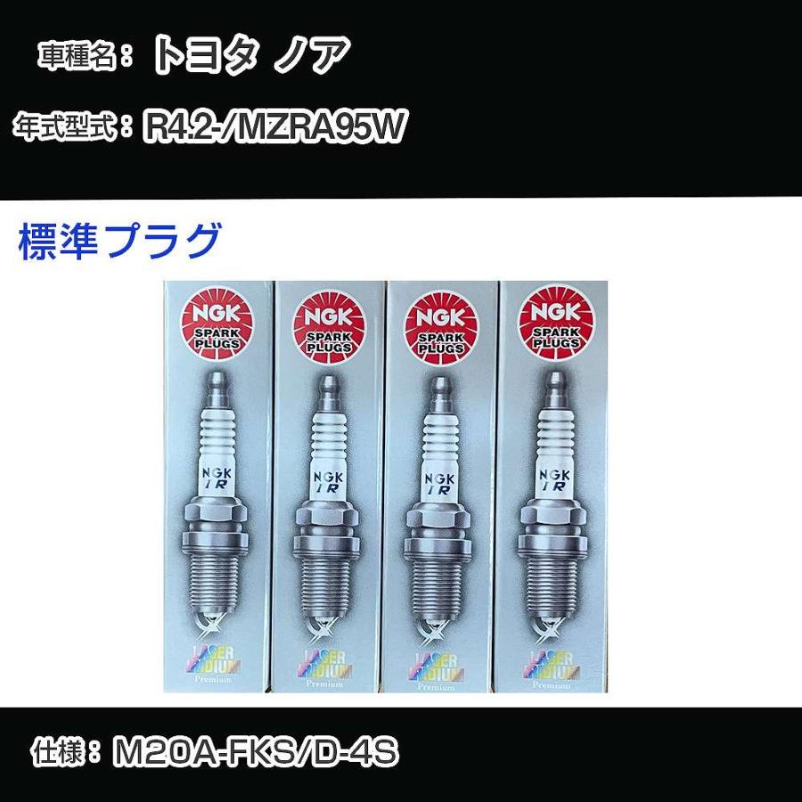 スパークプラグ NGK トヨタ ノア MZRA95W 令和4年2月- 標準プラグ