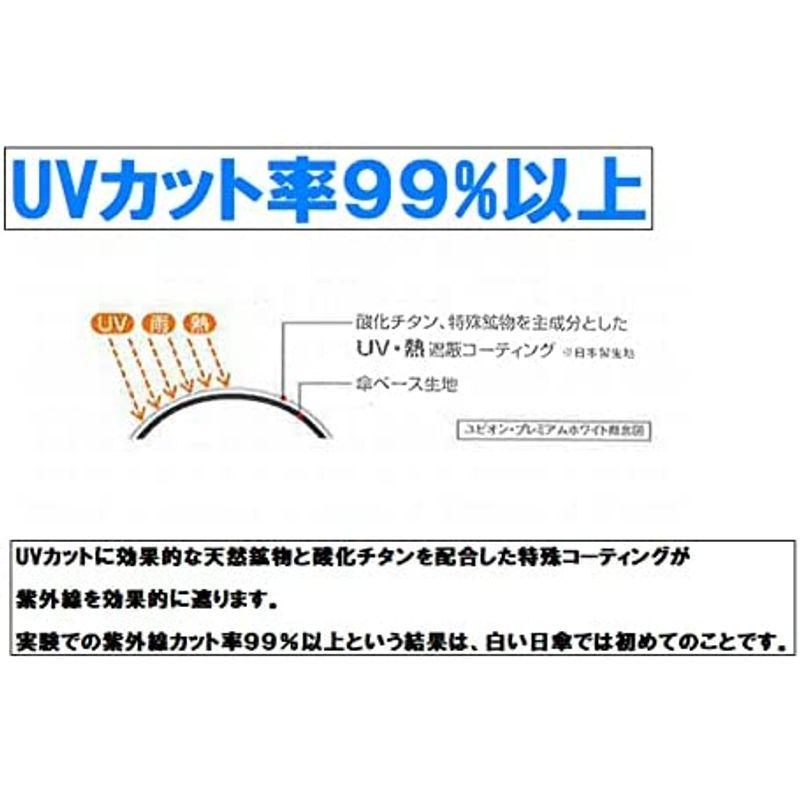 日傘 プレミアムホワイト スワロフスキーのワンポイント UVION ユビオン 晴雨兼用 折りたたみ UVカット 遮熱 涼しい クールダウン約 プレミアムホワイト スワロフスキーのワンポイント UVION ユビオン 晴雨兼用 折りたたみ UVカット 遮熱 涼しい クールダウン約