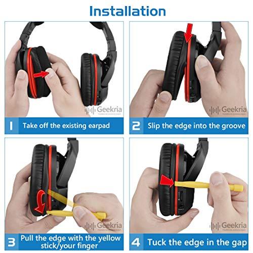 在庫有】Geekria イヤーパッド QuickFit パッド HD485 ブラック