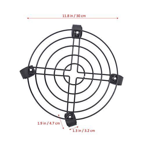 Ounona キャスター台 花台 お得セット キャスター付き 植木鉢台 鉢置台 黒 プランター アイアン 30cm 台車