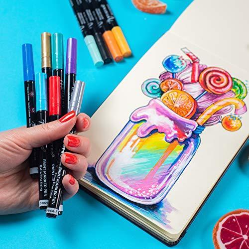 Ginger掲載商品 ペイントペン ペイントマーカー ロックペインティング 石 セラミック 陶器 磁器 木 布 生地 キャンバス スクラ Www Jasonlbaptiste Com