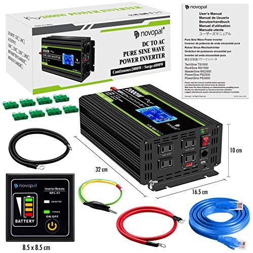 流行に Novopal インバーター00w 純正弦波インバーター カーインバーター 12v 100v Dc Ac 変換器 50hz 60hz切替式 Usb 1ポートac 訳ありセール格安 Jknewspoint Com