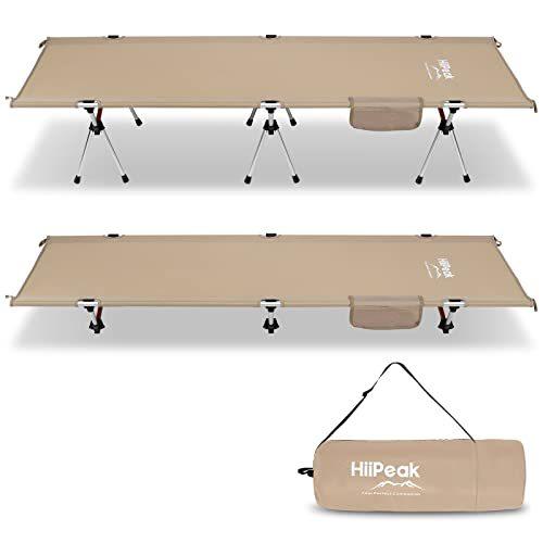 コット アウトドアベッド キャンプ用品 折りたたみ式コット Hiipeak 2way フォールディングコット ワイド 軽量 コ Xomnrefoc8 Www Freixenet Com