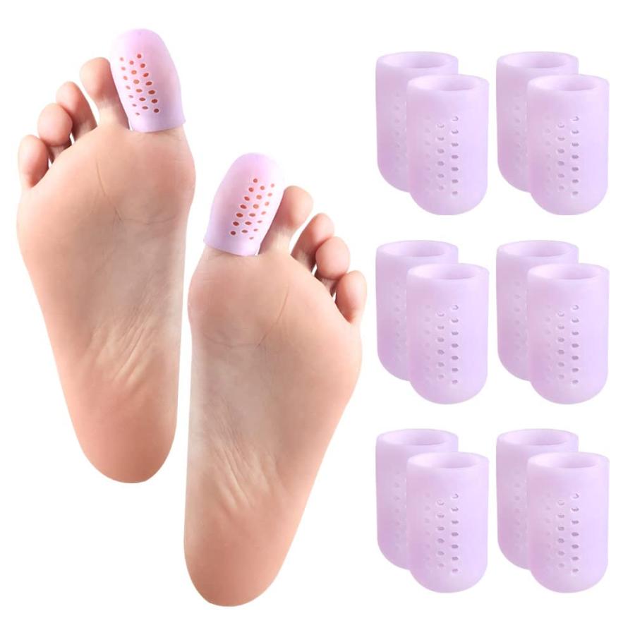 シリコン 足指サック指サック,12個入足指サック水疱用 足の