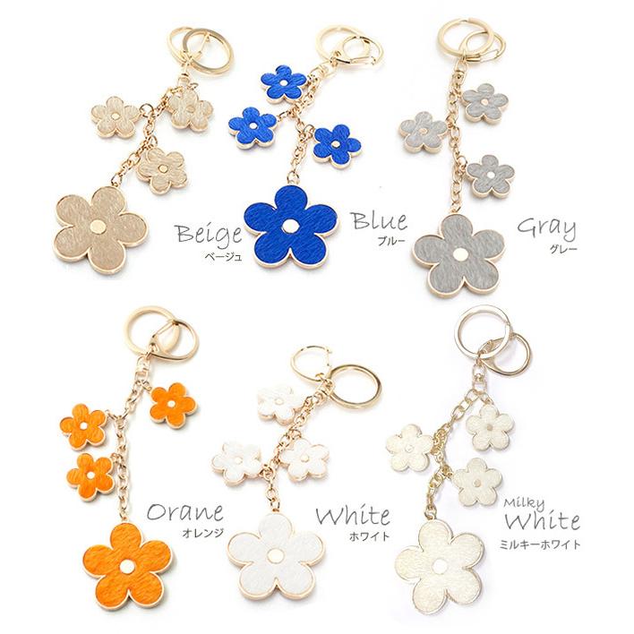 BIGフラワー×MINIフラワー トリプルフラワーチャーム