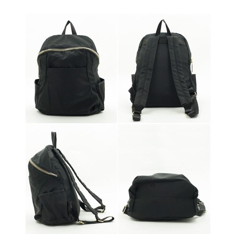 ブラックナイロンバックパック GU公式 | ナイロンツイルバックパック+E
