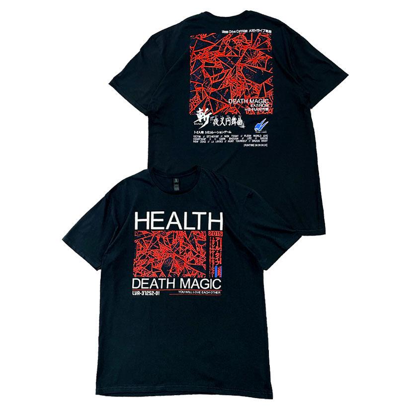 バンドTシャツ HEALTH / DEATH MAGIC 2021 ヘルス オフィシャル ロックTシャツ バックプリント ノイズ ...