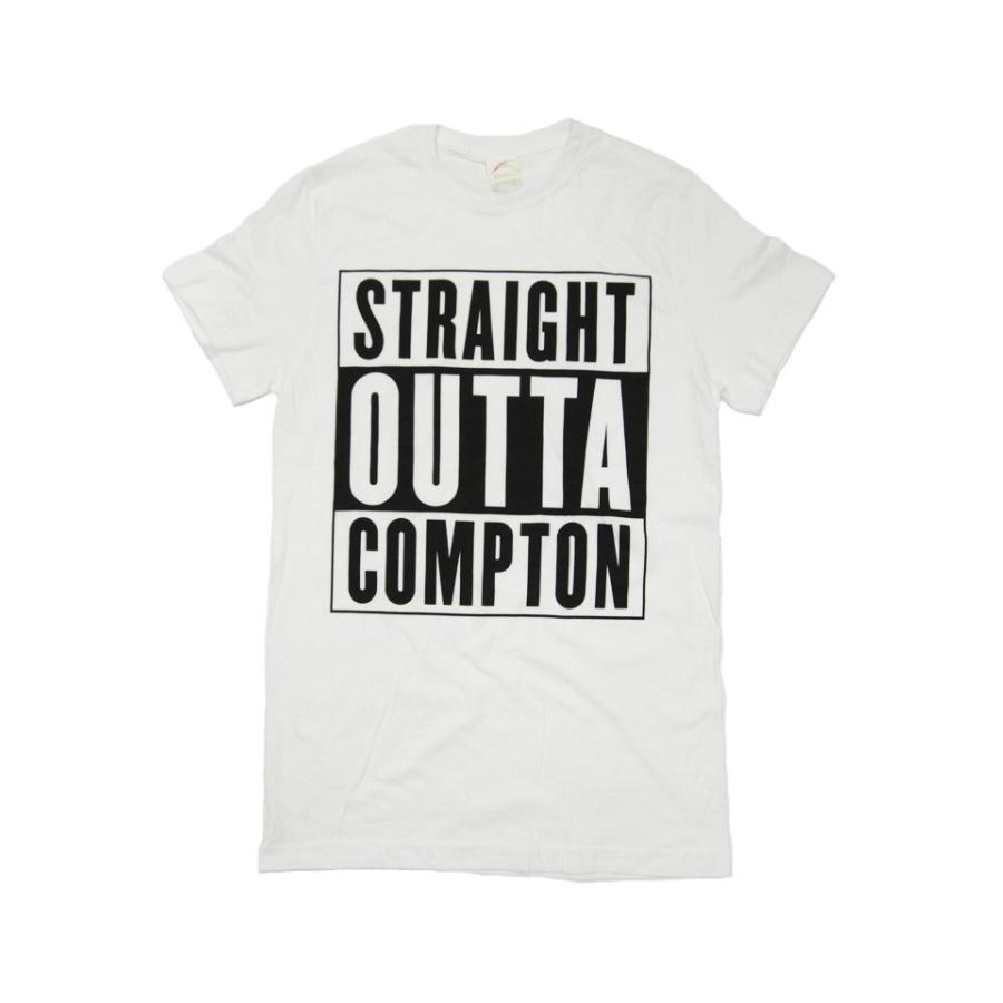 【正規品】ポスト便OK/N.W.A. / STRAIGHT OUTTA COMPTON LOGO オフィシャルTシャツ 2カラー(BLK/WHT)｜fragile｜02