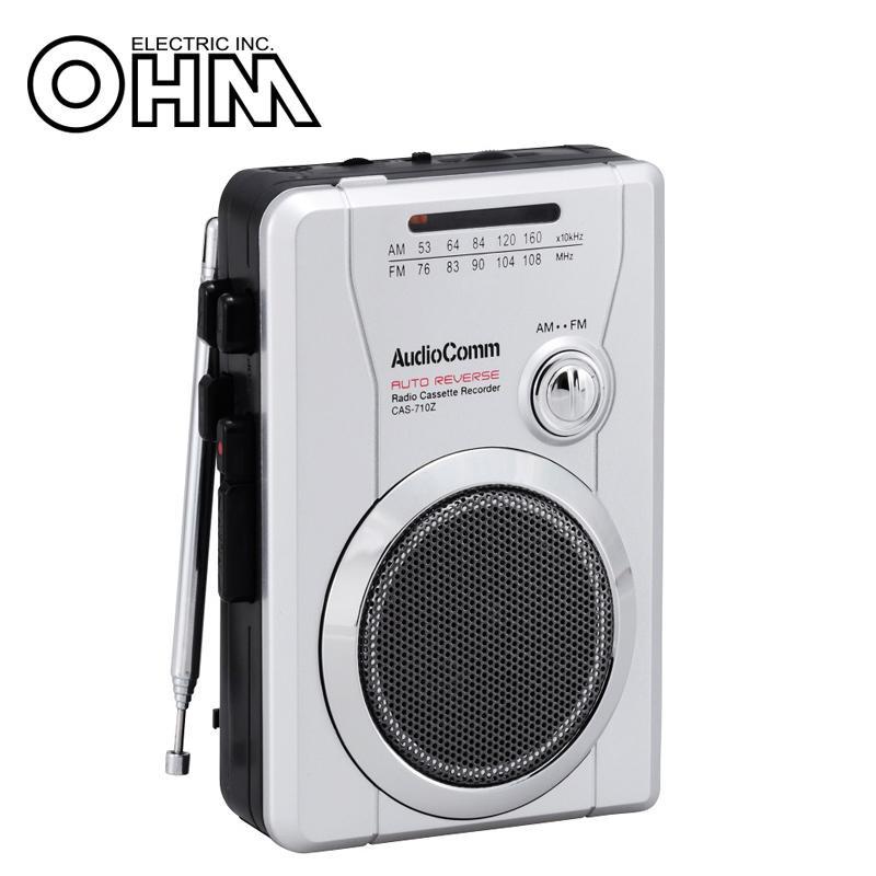 OHM AudioComm AM 【予約販売】本 FM ラジオカセットレコーダー 最大72%OFFクーポン CAS-710Z