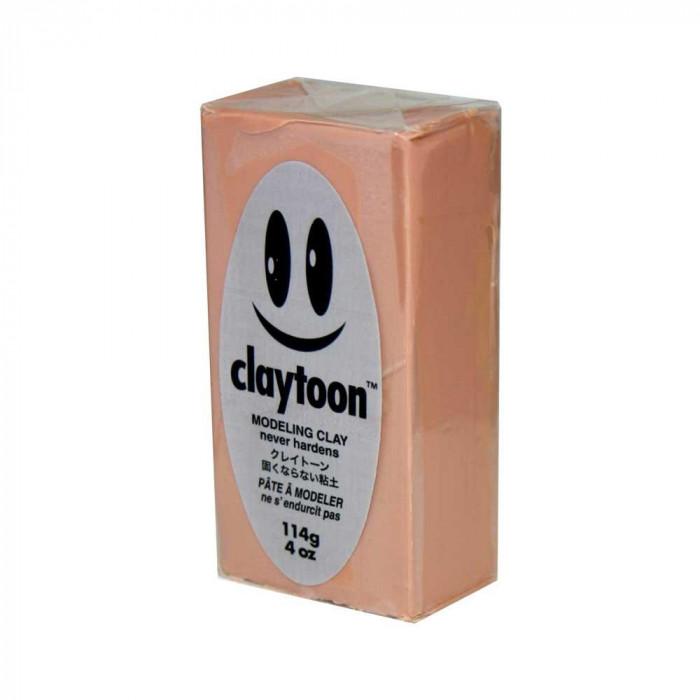 MODELING CLAY(モデリングクレイ) claytoon(クレイトーン) カラー油粘土 ベージュ 1/4bar(1/4Pound) 6