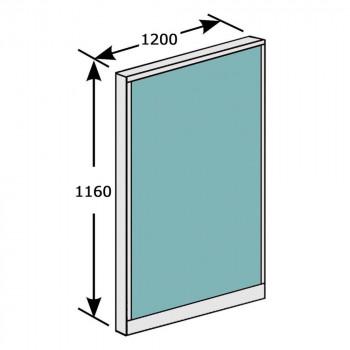 【楽天カード分割】 SEIKO FAMILY(生興)　Belfix(LPE)シリーズ ローパーティション 高さ1160mm 幅1200mm(1枚)　LPE-1112　アクア(AQ)　77678