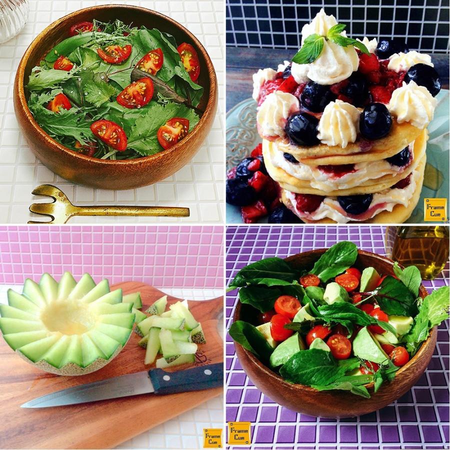 FrameCue 10枚セット 04ベーシックタイルAホワイト（1柄×10枚）撮影