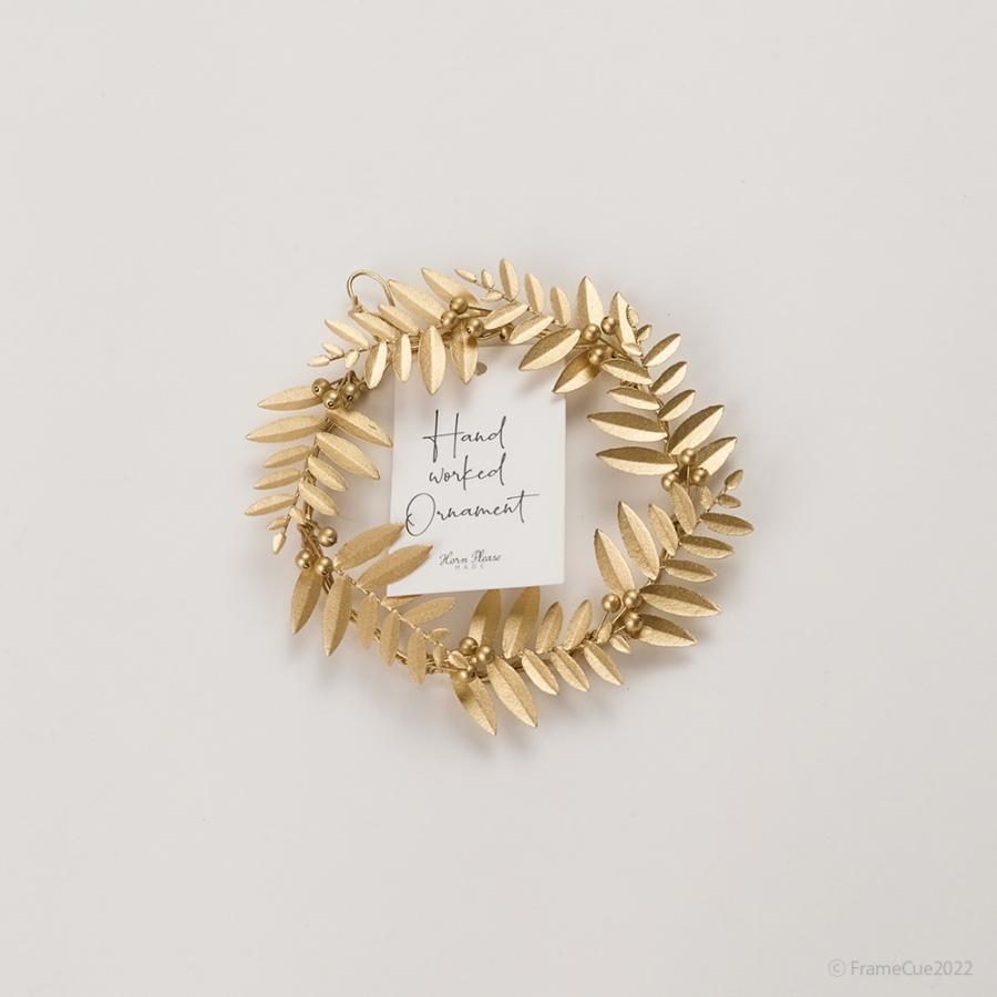 ブリキ ワイヤーリース ブラット（S） Horn Please : FrameCueの撮影