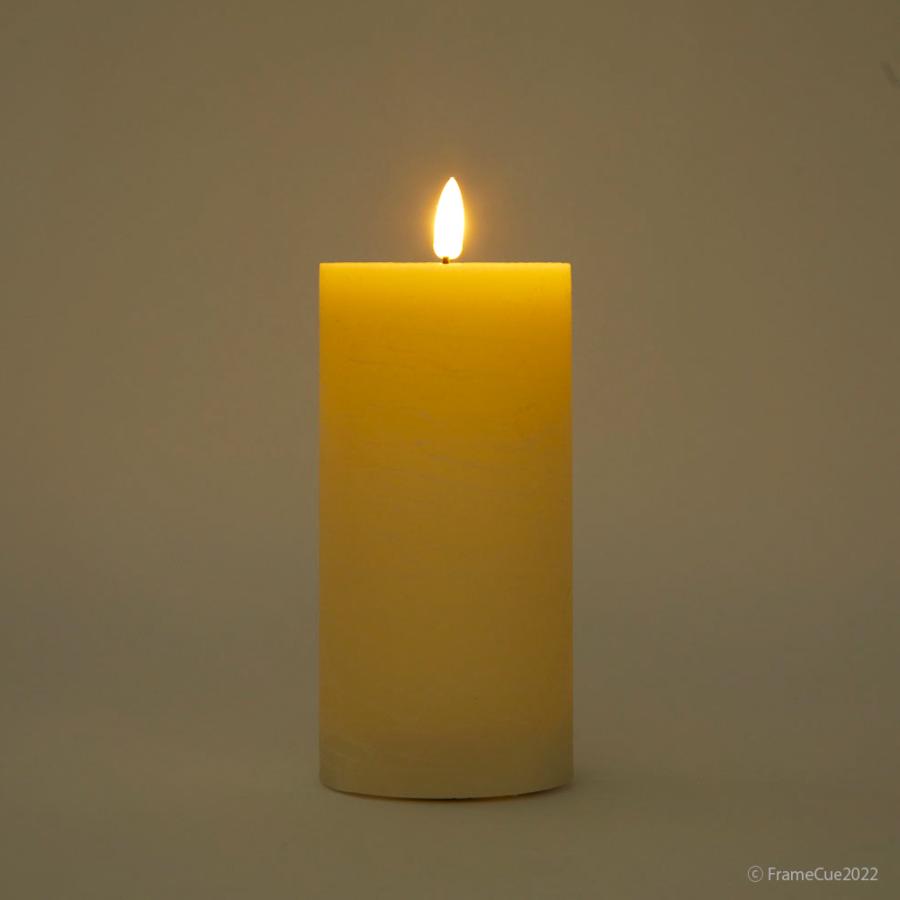 LED ライト キャンドル 「B02 タワー」 高さ17.5cm 1本(タイプB：直径