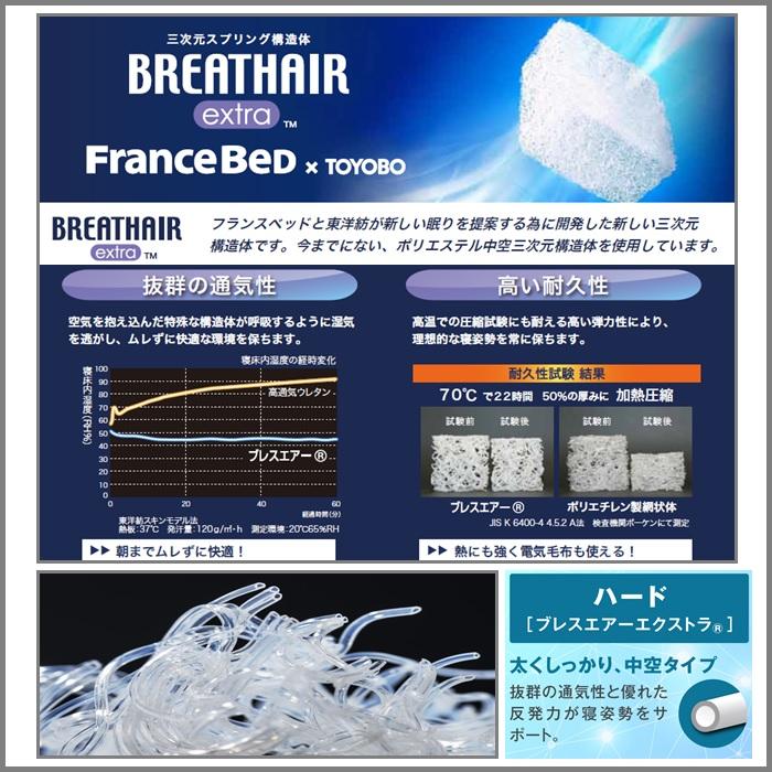 フランスベッド（FRANCEBED） マットレス LT-7700α ハード セミダブル 