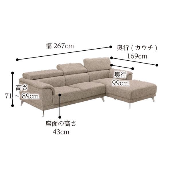 ARURU 三人掛けソファー ARURU 三人掛けソファー