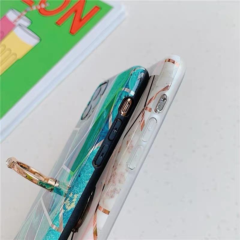 iPhone12 mini ケース 12 Pro Max 12Pro 13 リング付き 大理石 柄 キラキラ｜francekids｜07