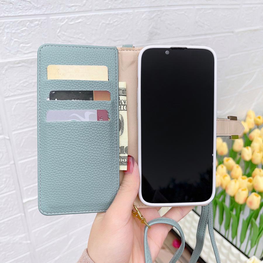 iphone16 ケース 15 ケース iphone13ケース iphone14proケース スマホケース iphone14 ケース 手帳型 カード収納 ショルダー iPhoneSE3 7 8 アイフォン12ケース | FRANCEKIDS | 06