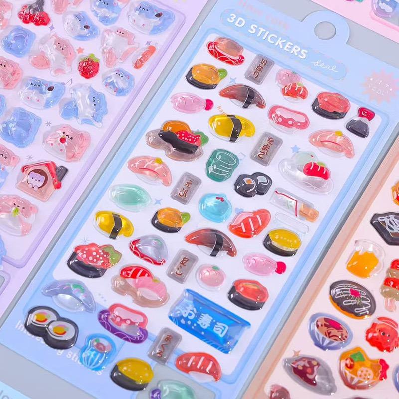 ボンボンシール ドロップシール ぷくぷくシール 立体シール 3Dシール