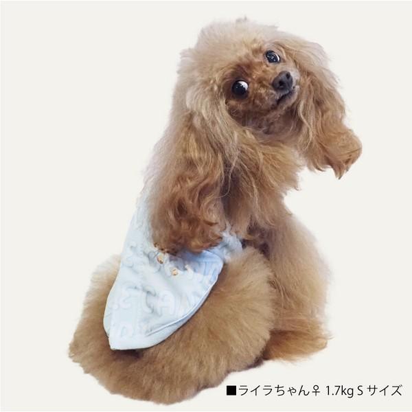 犬 服 ドッグウェア 小型犬 チワワ ダックス タンクトップ 2024 夏物 涼しい おしゃれ かわいい 防虫 UVカット 涼感素材 抗菌 消臭加工 日本製 洗濯OK ( ピンク｜francmimi｜14