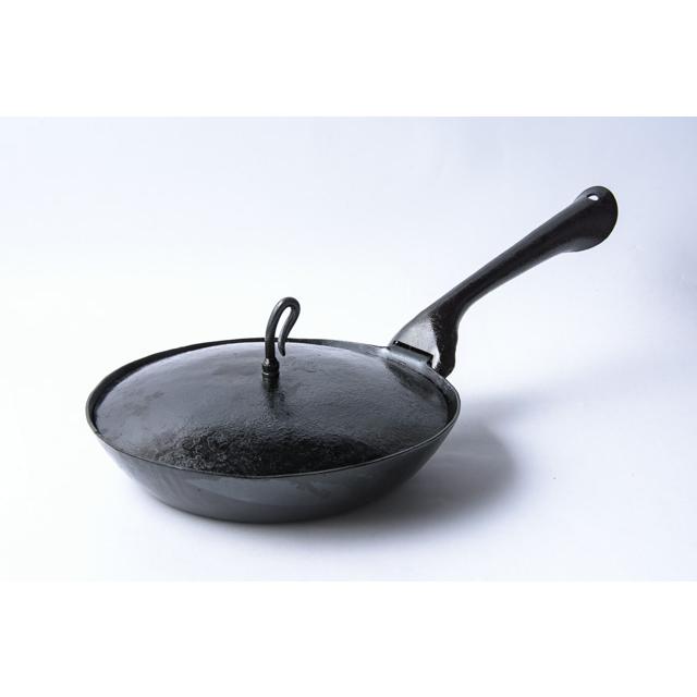 金子恭史 Metal NEKO 蓋付き鉄フライパンL : FRANK暮らしの道具