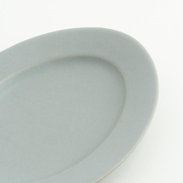 Awabi ware オーバル皿M 青マット : FRANK暮らしの道具 - 通販 - Yahoo