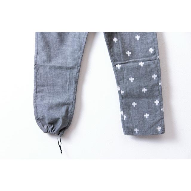 Sale 56 Off うなぎの寝床 もんぺ 久留米絣 十字模様 薄手 グレイ メンズ レディース 日本製 パンツ お洒落 おしゃれ Karolinemedeiros Com Br