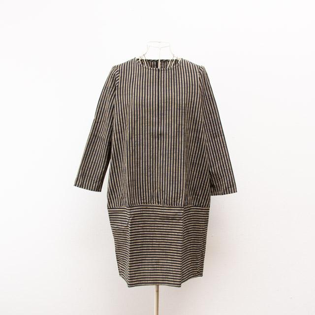 ヤンマ産業 会津木綿 コクーンワンピース 棒縞 Aco Op K01 Aco Op K01 Frank暮らしの道具 通販 Yahoo ショッピング
