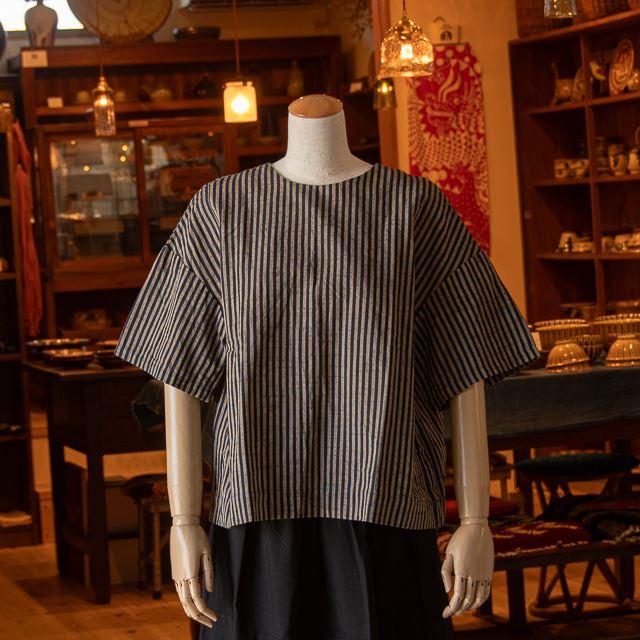 ヤンマ産業YAMMA 会津木綿トレーナーシャツ