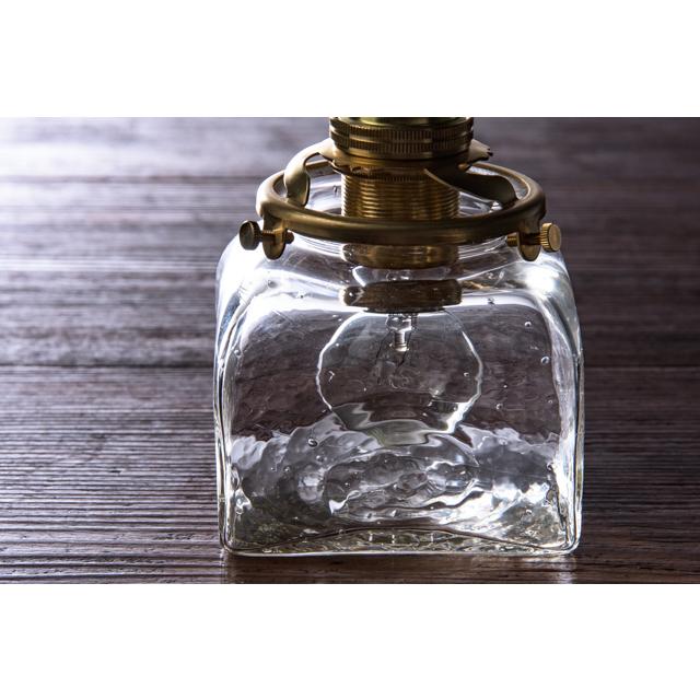 安土草多 吹きガラス ペンダントライト E17 角瓶 az-l09 : FRANK暮らし