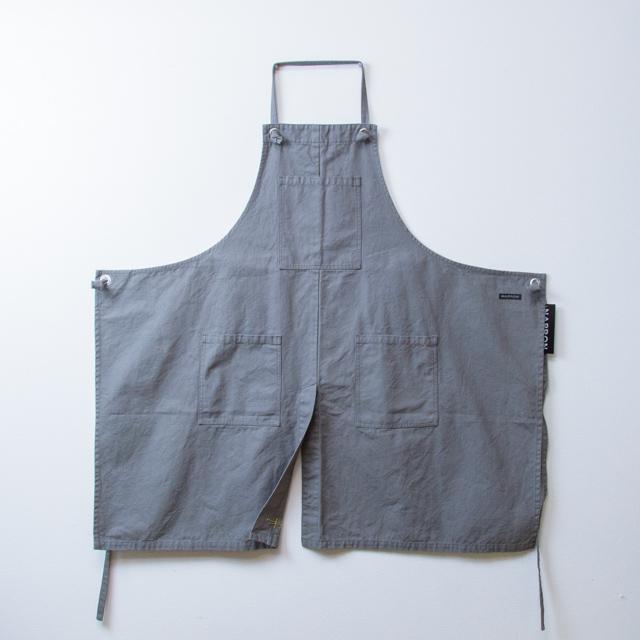 NAPRON ナプロン エプロン UTILITY APRON GRAY NP-AP25の画像