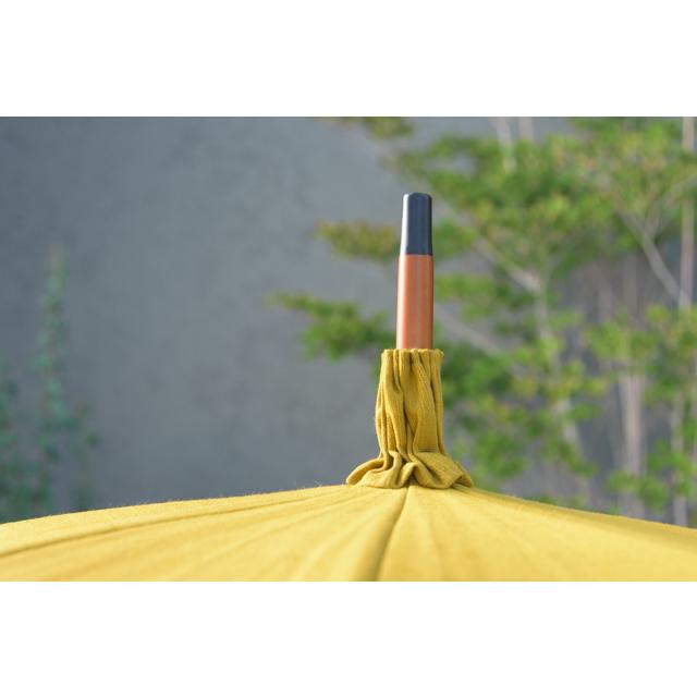 ヤンマ産業 会津木綿 生地の日傘 05 からし : FRANK暮らしの道具  