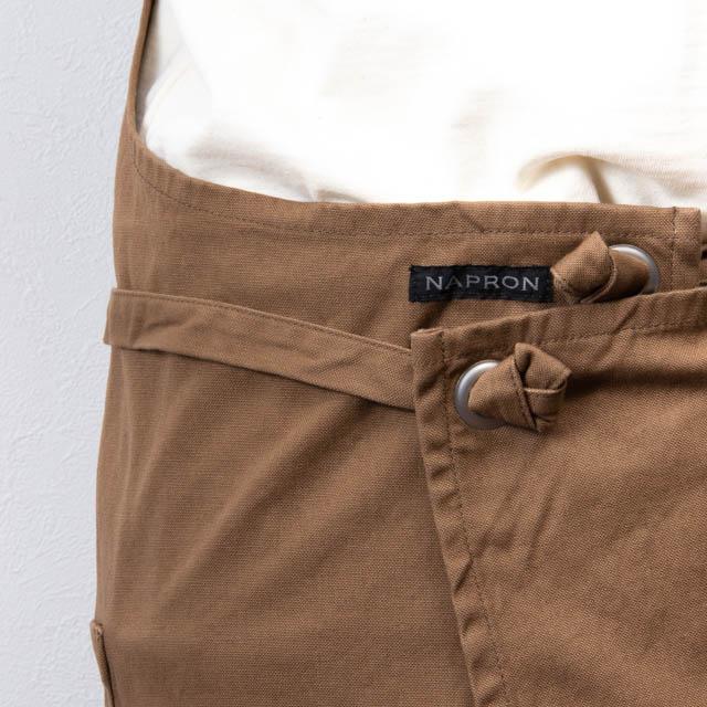 NAPRON エプロン UTILITY APRON モカ NP-AP25 MOCHAの画像