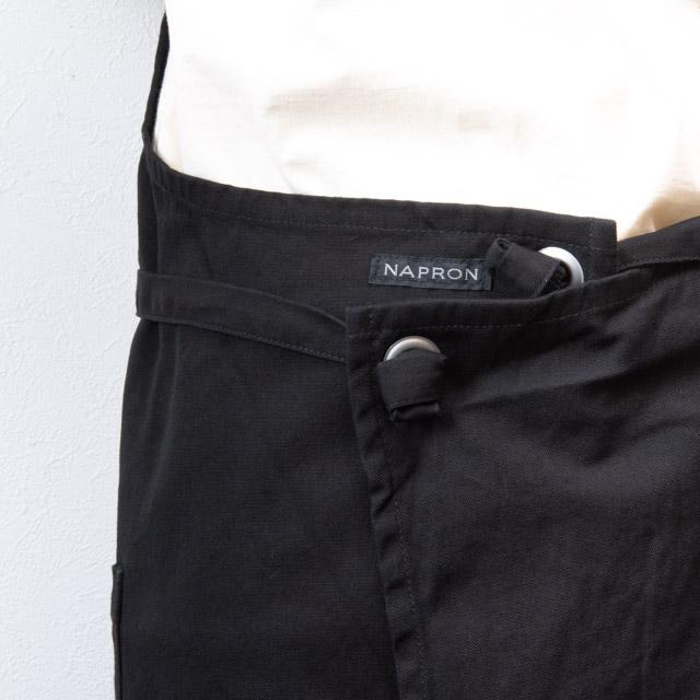 NAPRON エプロン UTILITY APRON 黒 NP-AP25 BLACKの画像
