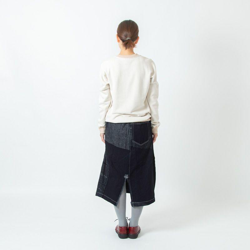tamaki niime 玉木新雌 デニムスカート 360°KING サイズ1 03 コットン 