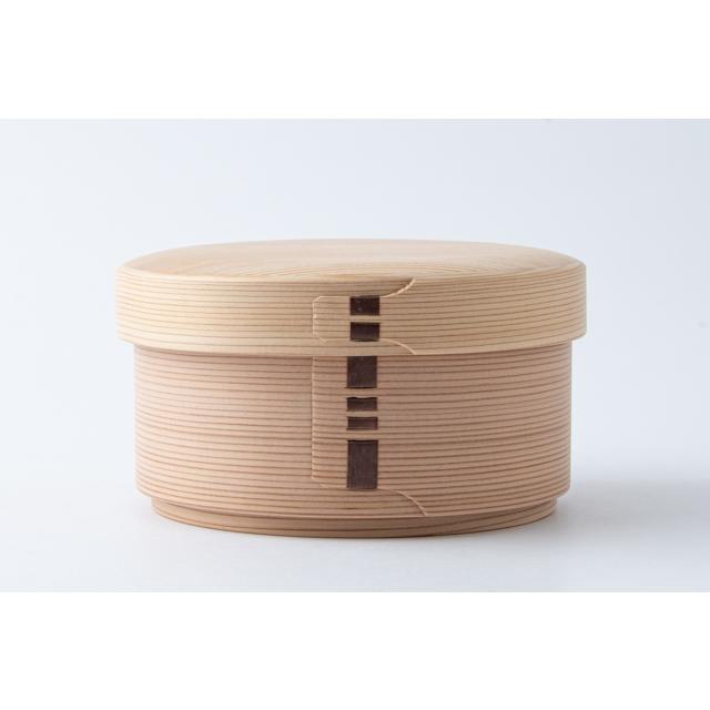 柴田慶信商店 大館 曲げわっぱ 丸弁当箱 白木製 国産 日本製 秋田県