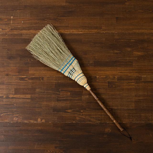 海外正規品 中津箒 手箒 01 藍 山田次郎作 全長 約85ｃｍ 同梱商品 全日本送料無料 Www Aproniaperu Com