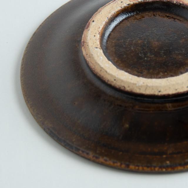 やまぽた 山口和声 四寸皿 04 スリップウェア 小皿 陶器 作家物 食器