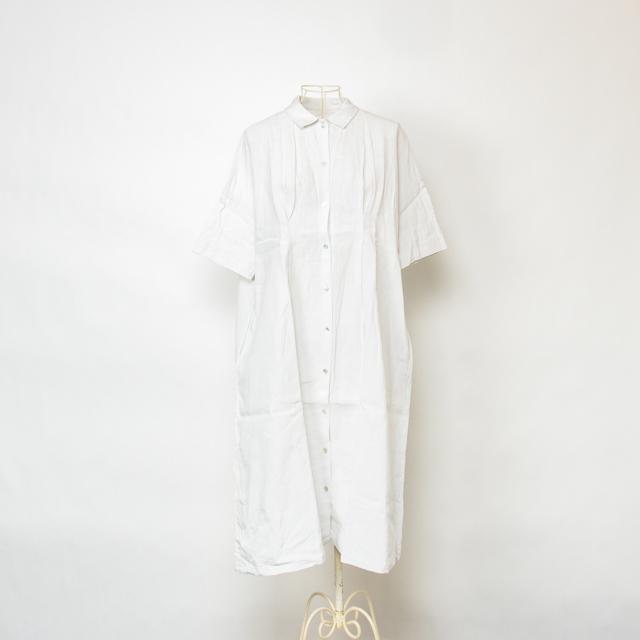 ヤンマ産業 衿付き胸タックワンピース スノーホワイト Lem Op Sw Frank暮らしの道具 通販 Yahoo ショッピング