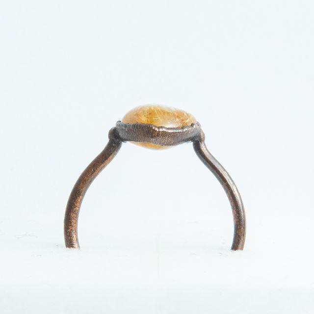 pibico ルチルクォーツ リング 約14号 149 : FRANK暮らしの道具 - 通販