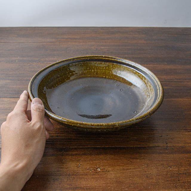 三宅康太 倉敷青木窯 飴釉八寸皿 : FRANK暮らしの道具 - 通販 - Yahoo